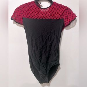 Womens high neck dance leotard